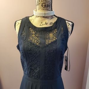Stunning Full Length Black Dress Size 10